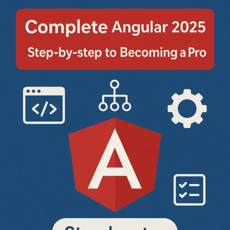 راهنمای جامع Angular 2025: قدم به قدم تا حرفه‌ای شدن