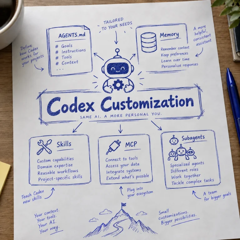 شخصیسازی Codex در ChatGPT؛ آموزش AGENTS.md، Skills و MCP